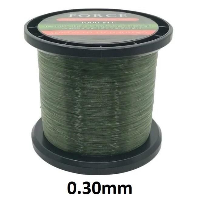 Effe Force 1000m 0.30mm Monofilament Bobin Misina Yeşil
