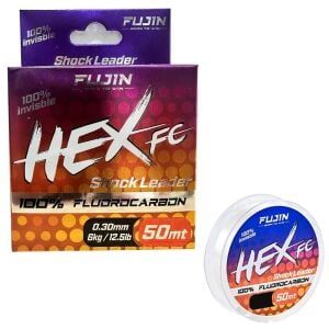 Fujin Hex FC 50mt 0.30mm %100 Fluorocarbon Leader Misina