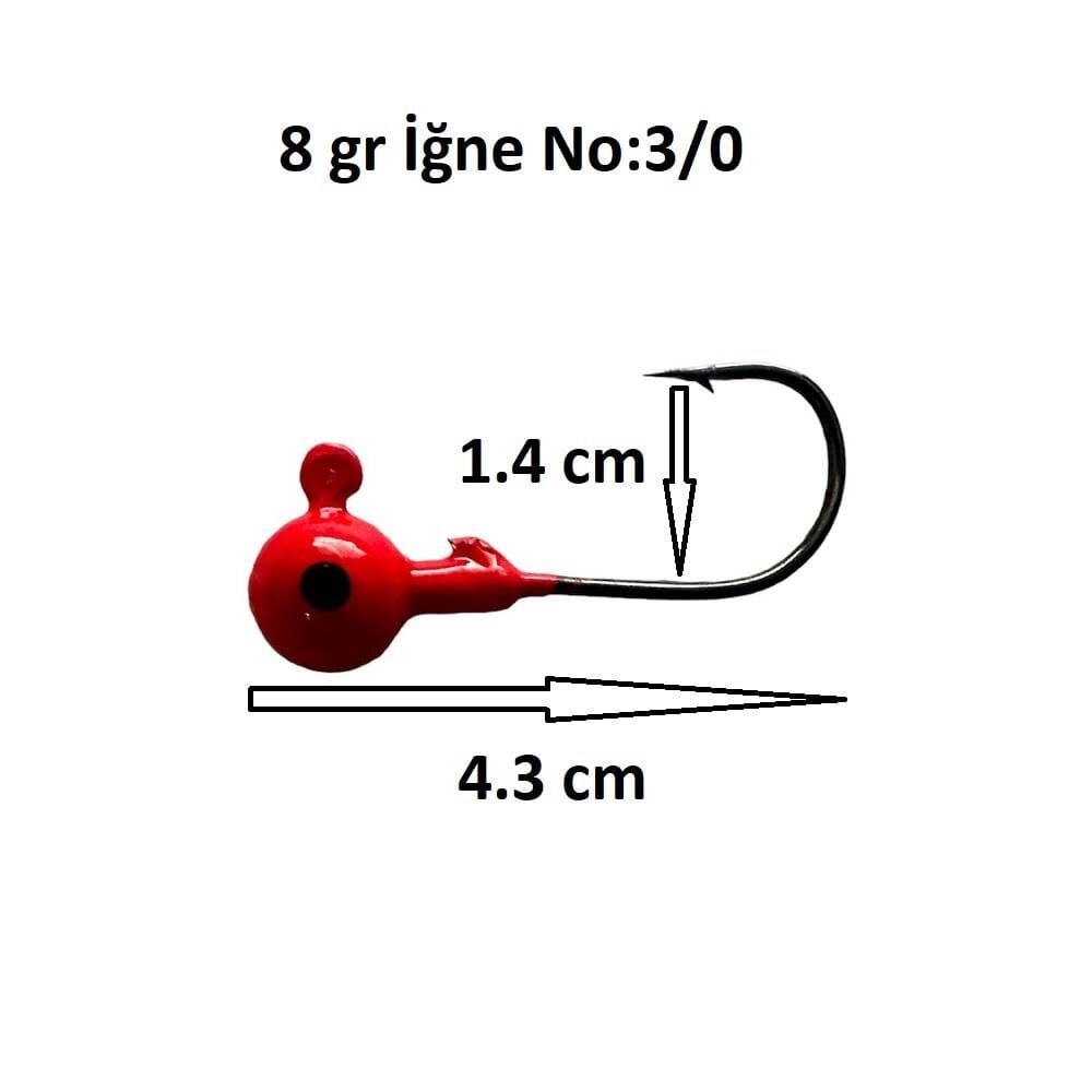 Remixon AJ 8gr İğne No:3/0 Zoka Jighead (1 Adet)