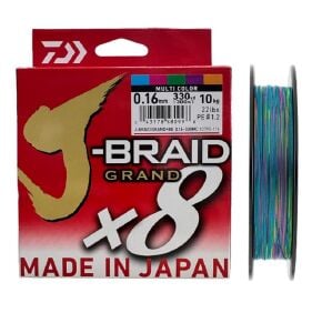 Daiwa J-Braid Grand 300m 0.16mm 8X Multi Color İp Misina