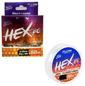 Fujin Hex FC 50mt 0.28mm %100 Fluorocarbon Leader Misina