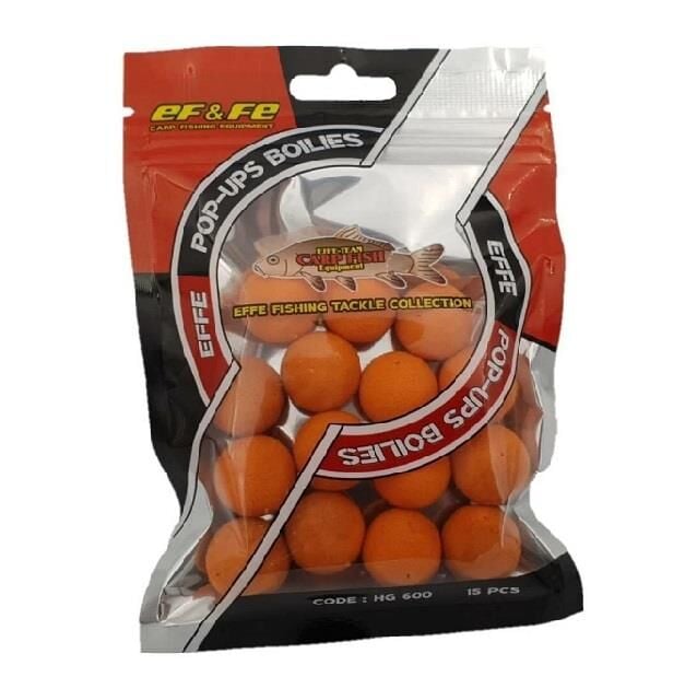 Effe Köpük Pop-up Boili 17mm Turuncu 15 Adet