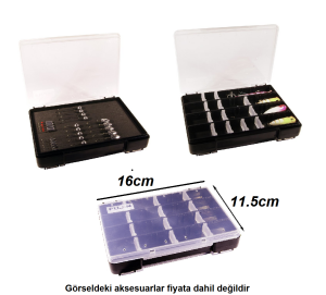 Fujin Tackle Box Çift Taraflı LRF Kutusu FTB104LRF