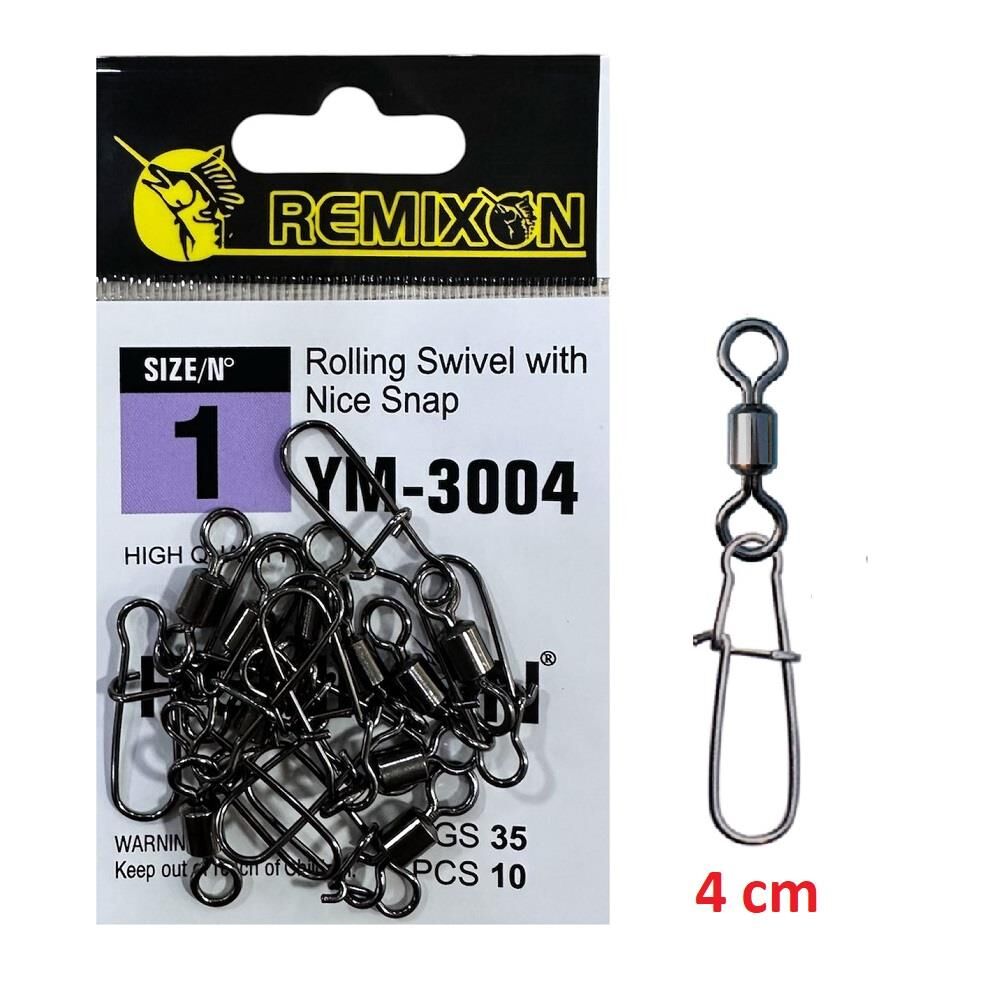 Remixon YM-3004 No:1 Klipsli Fırdöndü (10 adet)