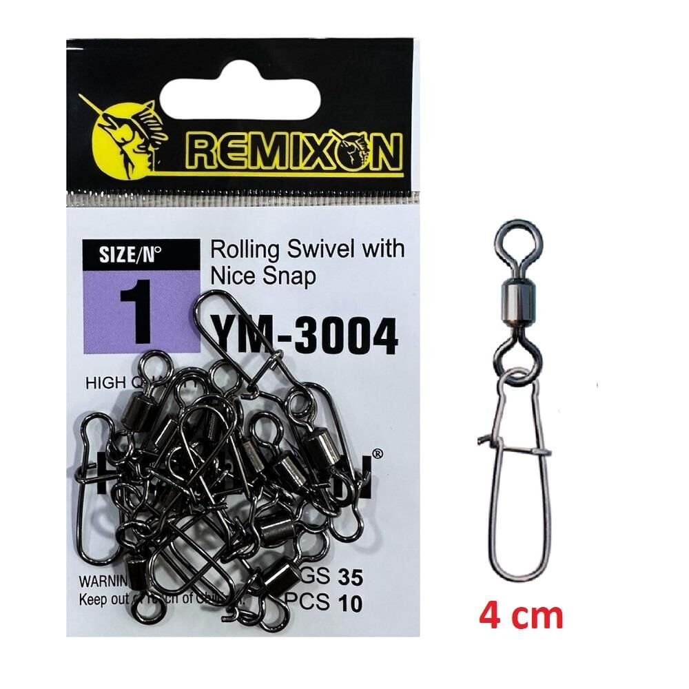 Remixon YM-3004 No:1 Klipsli Fırdöndü (10 adet)