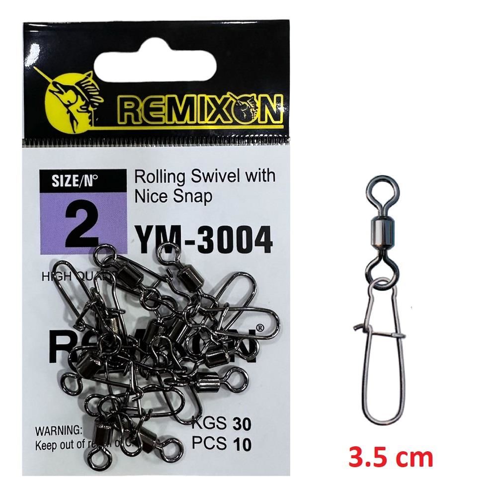 Remixon YM-3004 No:2 Klipsli Fırdöndü (10 adet)
