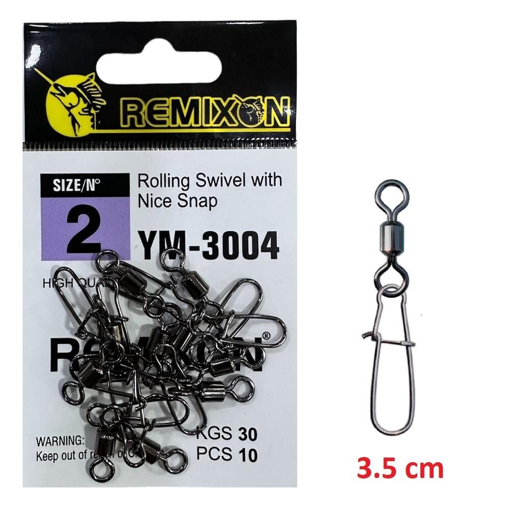 Remixon YM-3004 No:2 Klipsli Fırdöndü (10 adet)