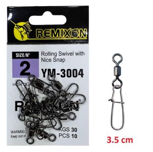 Remixon YM-3004 No:2 Klipsli Fırdöndü (10 adet)