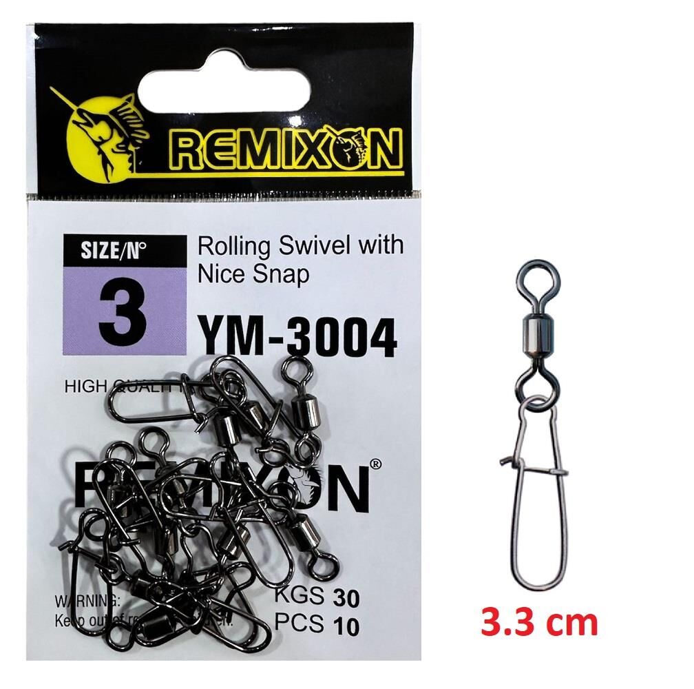 Remixon YM-3004 No:3 Klipsli Fırdöndü (10 adet)