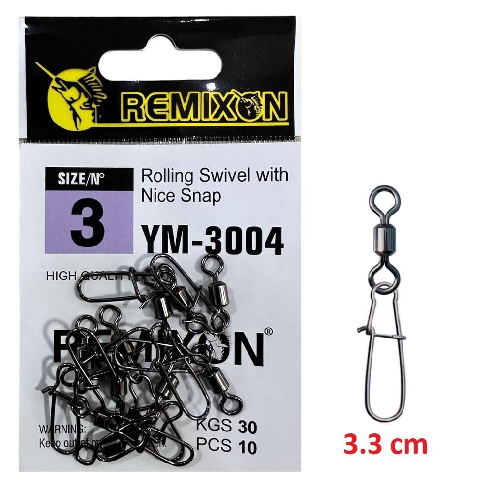 Remixon YM-3004 No:3 Klipsli Fırdöndü (10 adet)