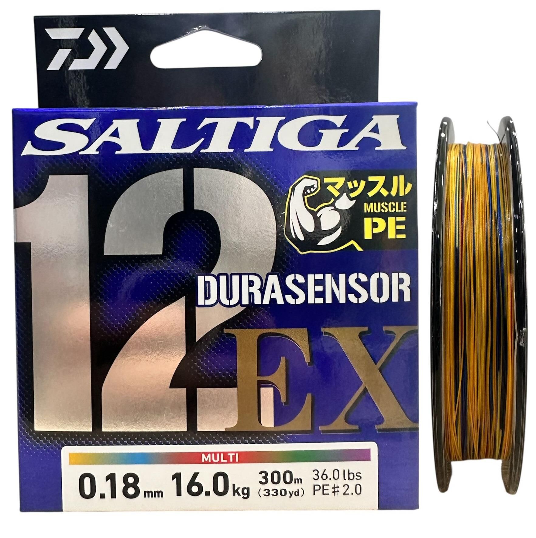 Daiwa Saltiga Dura 12 Braid 2.0PE 0.18mm 300m Multi Color İp Misina
