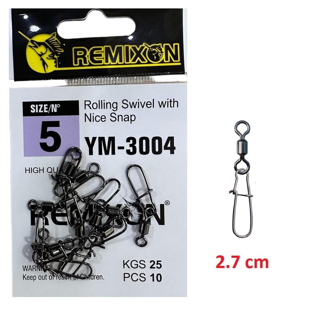 Remixon YM-3004 No:5 Klipsli Fırdöndü (10 adet)