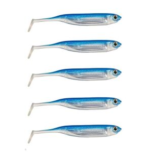 Ryuji Real Fish 8cm 2gr LRF Silikon Yem 5 li Paket Blue