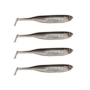 Ryuji Real Fish 10cm 4.5gr Silikon Yem 4 Adet Silver