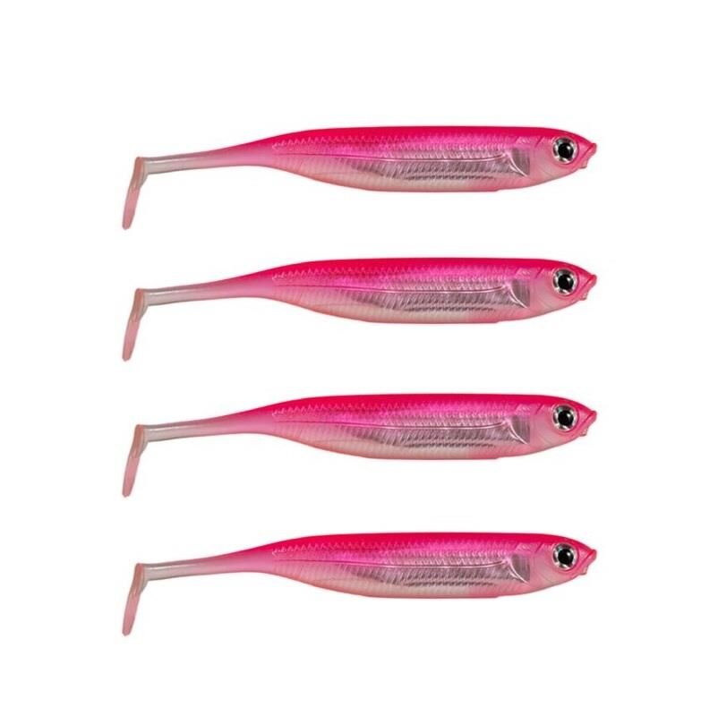 Ryuji Real Fish 10cm 4.5gr Silikon Yem 4 Adet Pink