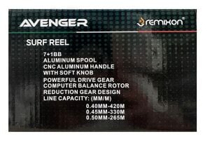 Remixon Avenger 9000 Surf Olta Makinesi Silver