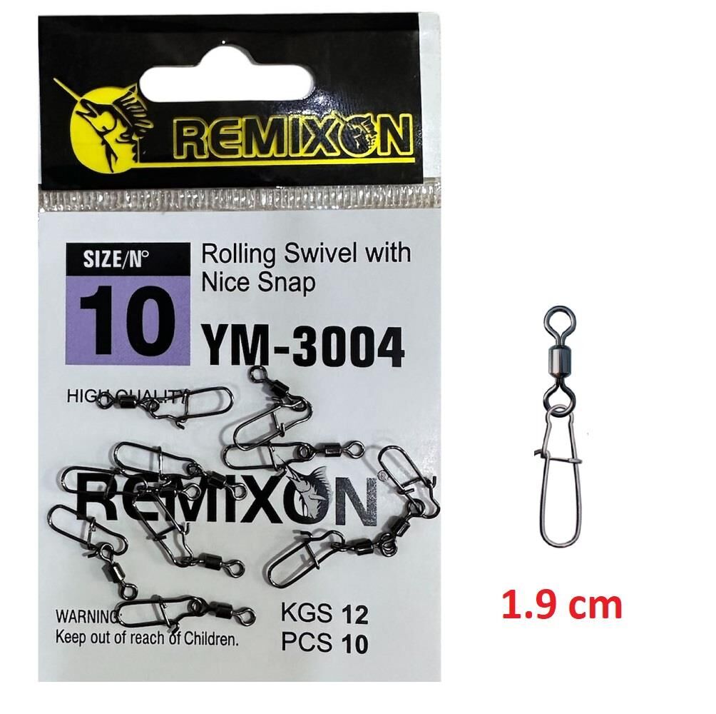Remixon YM-3004 No:10 Klipsli Fırdöndü (10 adet)