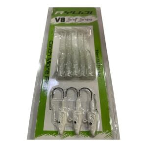 Ryuji V8 8cm 5.5gr Silikon Yem (3+5) Trans White Head Glow