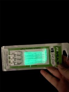 Ryuji V8 8cm 5.5gr Silikon Yem (3+5) Trans White Head Glow