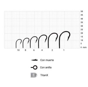 Mustad XV2 Carp Continental Strong No:1 Sazan İğnesi (10 adet)