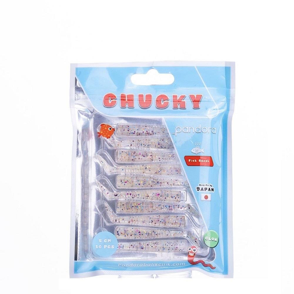 Pandora Chucky 5cm LRF Silikon Yem 10 Adet Candy