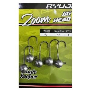 Ryuji Zoom 4gr İğne No:4 Çentiksiz Zoka Jighead 5 Adet