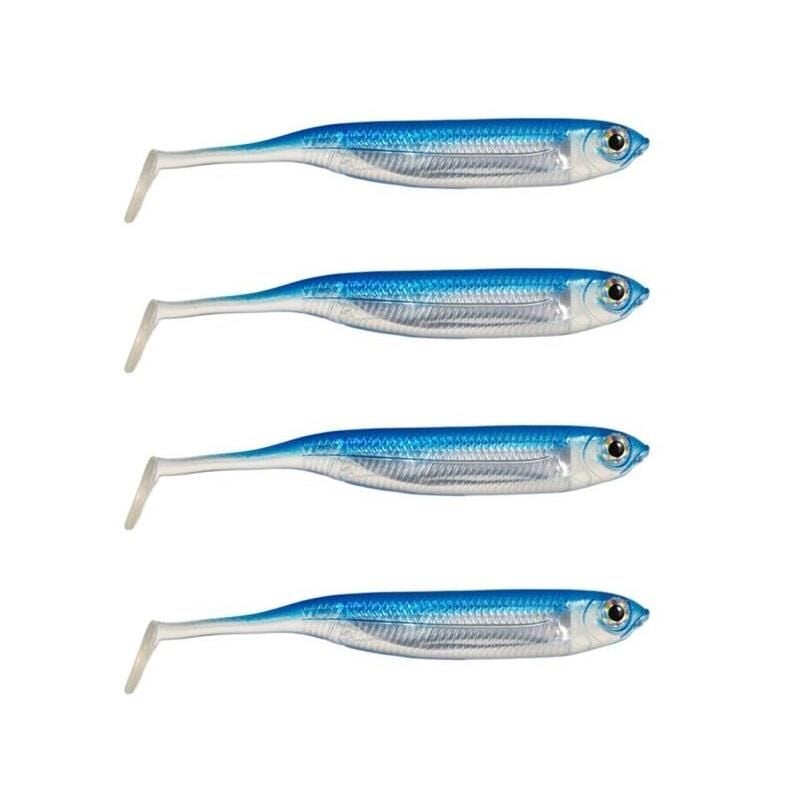 Ryuji Real Fish 10cm 4.5gr Silikon Yem 4 Adet Blue