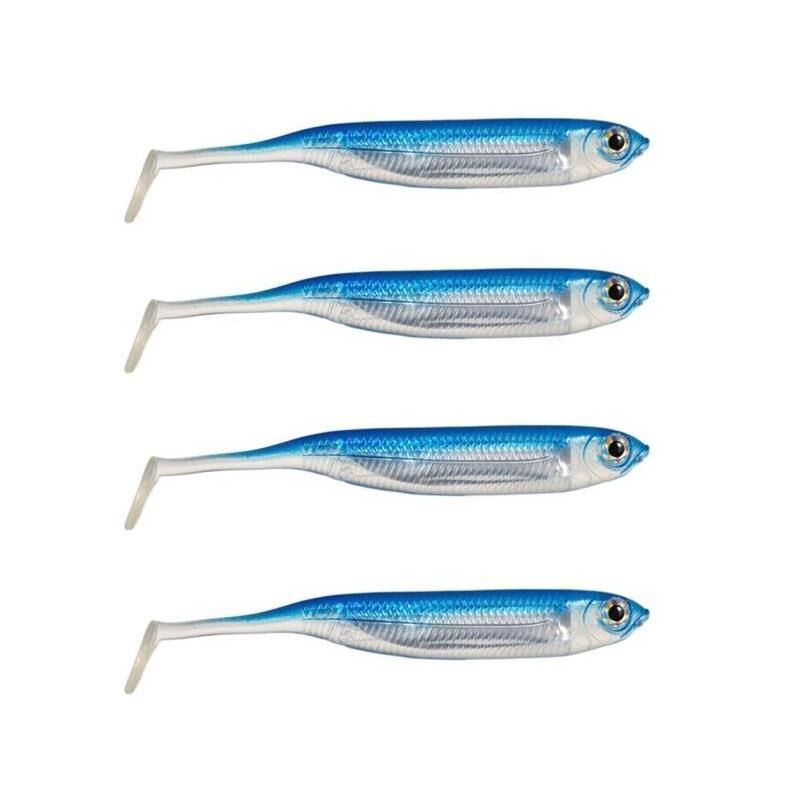 Ryuji Real Fish 10cm 4.5gr Silikon Yem 4 Adet Blue