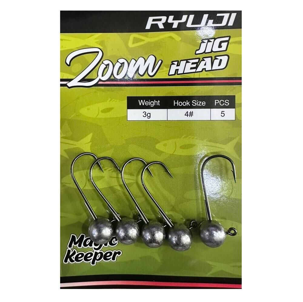Ryuji Zoom 3gr İğne No:4 Çentiksiz Zoka Jighead 5 Adet