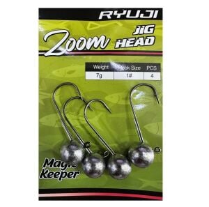 Ryuji Zoom 7gr İğne No:1 Çentiksiz Zoka Jighead 4 Adet