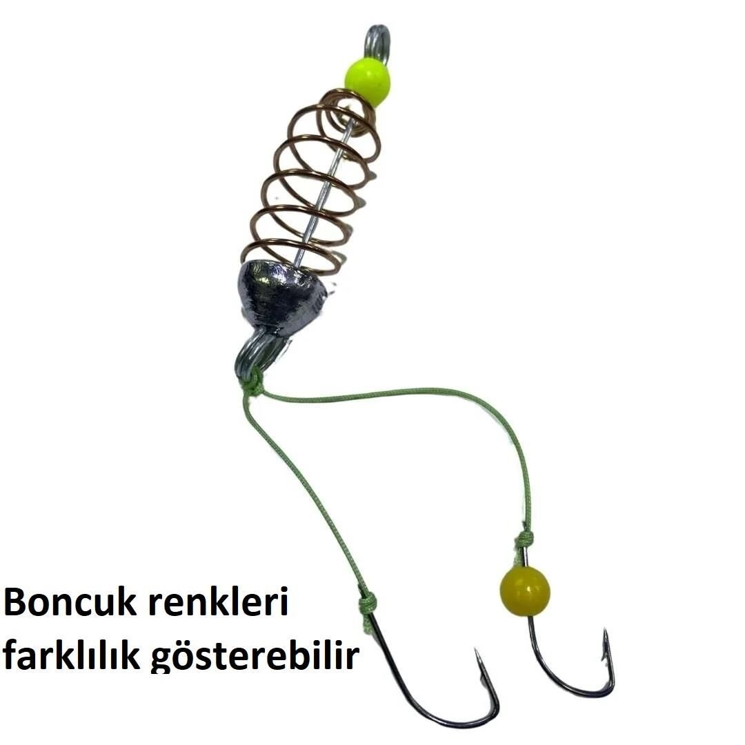 Boncuklu 2 İğneli Kurşunlu Mini Sazan Yayı