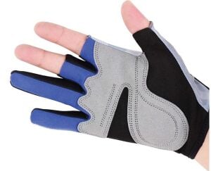 Mustad L Beden Sun Gloves UV Korumalı Balıkçı Eldiveni