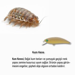 Hanfish Zıpır KG 50mm 4.5gr Maket Balık SPK90 Kum Kene