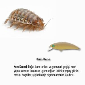Hanfish Zıpır KG 50mm 4.5gr Maket Balık SPK90 Kum Kene