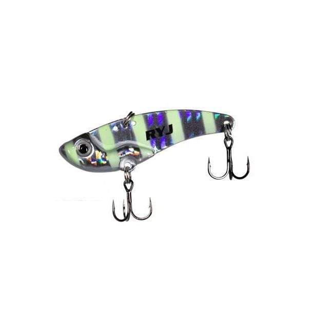 Ryuji Mirror Vib 5.6cm 15gr Vibrasyon Jig Yem Zebra Glow