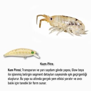 Hanfish Zıpır KG 50mm 4.5gr Maket Balık SPK88 Kum Pire