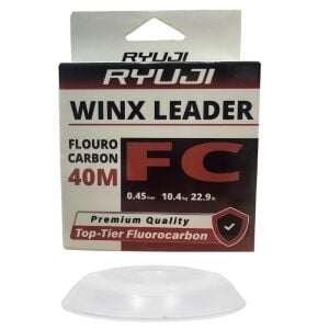 Ryuji WinX FC 40mt 0.45mm %100 Fluorocarbon Leader Misina