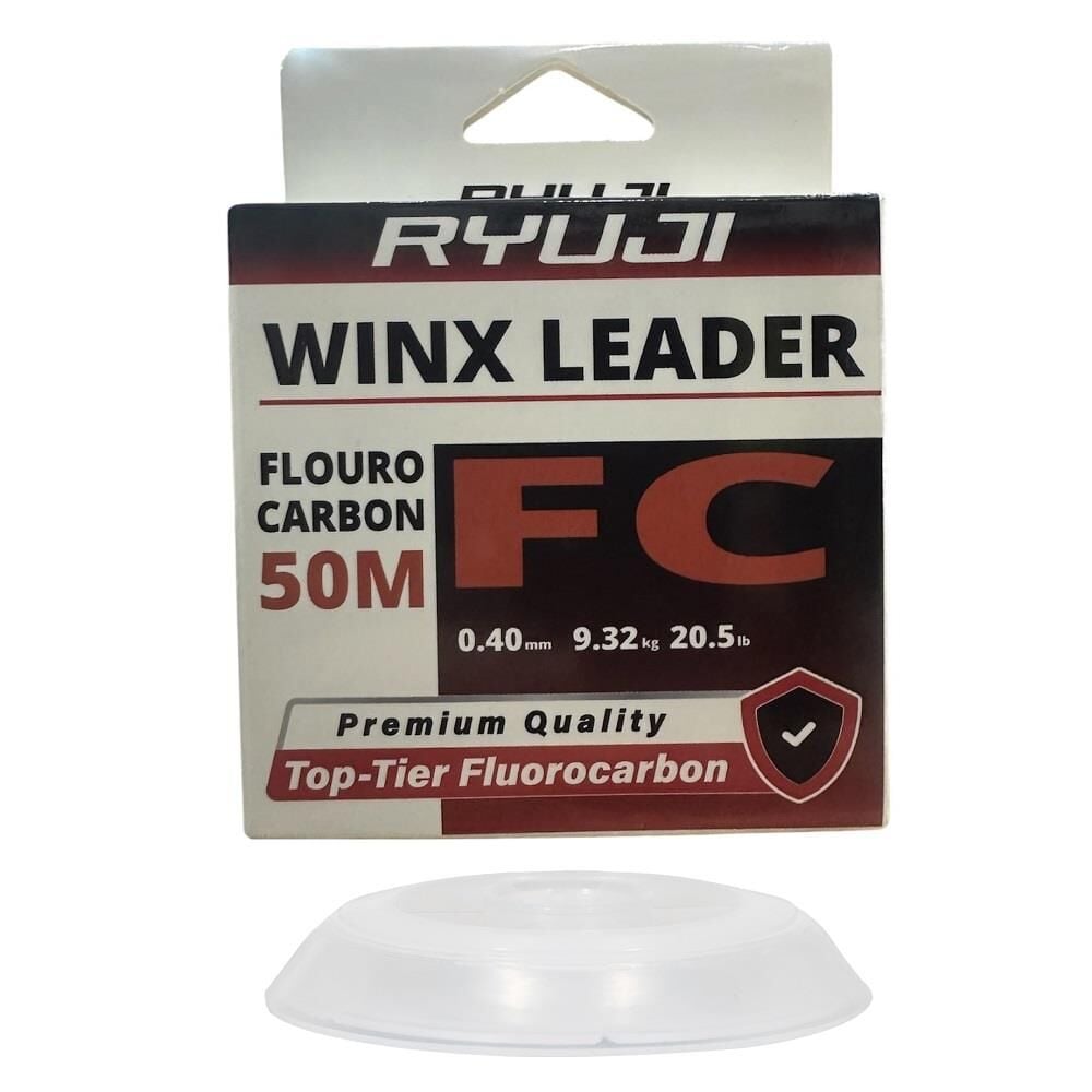 Ryuji WinX FC 50mt 0.40mm %100 Fluorocarbon Leader Misina
