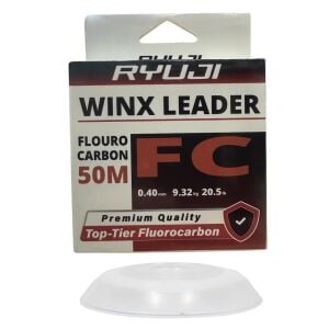 Ryuji WinX FC 50mt 0.40mm %100 Fluorocarbon Leader Misina