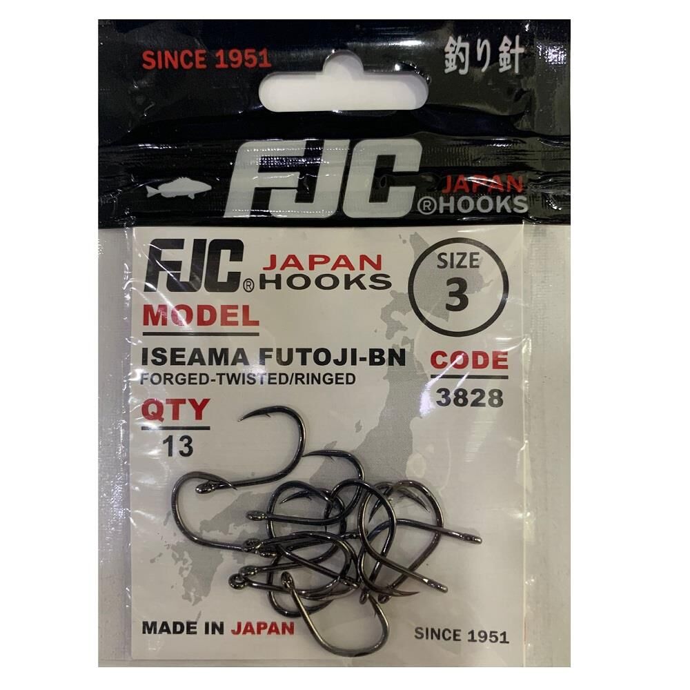 FJC 3828 No:3 Isema Futoji Black Nikel Olta İğnesi 13 Adet