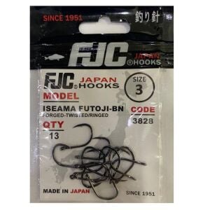 FJC 3828 No:3 Isema Futoji Black Nikel Olta İğnesi 13 Adet