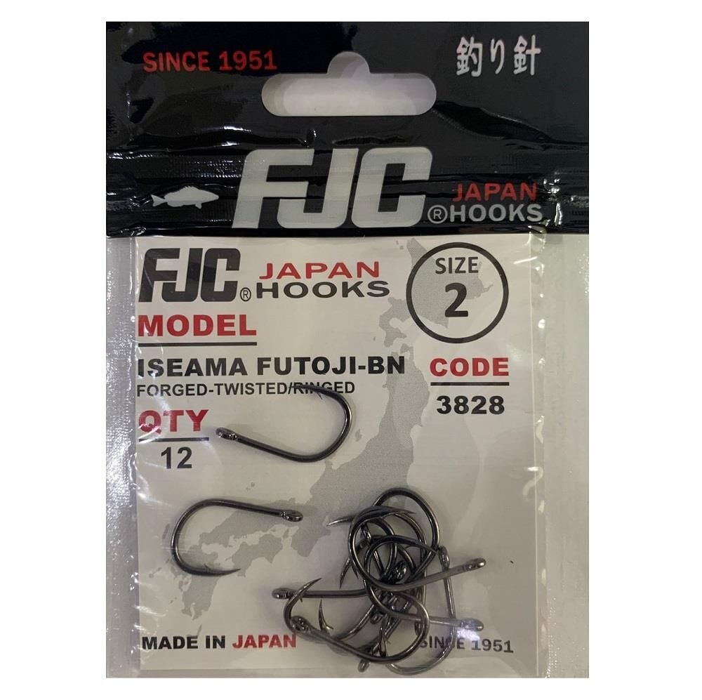 FJC 3828 No:2 Isema Futoji Black Nikel Olta İğnesi 12 Adet