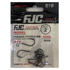 FJC 3828 No:2 Isema Futoji Black Nikel Olta İğnesi 12 Adet