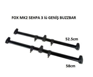 Fox MK2 3 lü Extra Geniş Buzz Bars