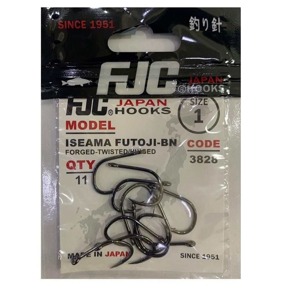 FJC 3828 No:1 Isema Futoji Black Nikel Olta İğnesi 11 Adet