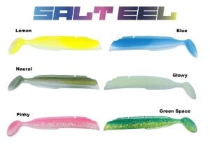 Fujin Salt Eel 9.5cm x3 Silikon Yem Gövde