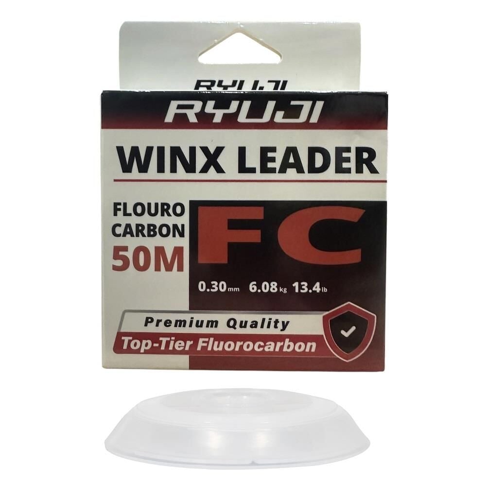 Ryuji WinX FC 50mt 0.30mm %100 Fluorocarbon Leader Misina