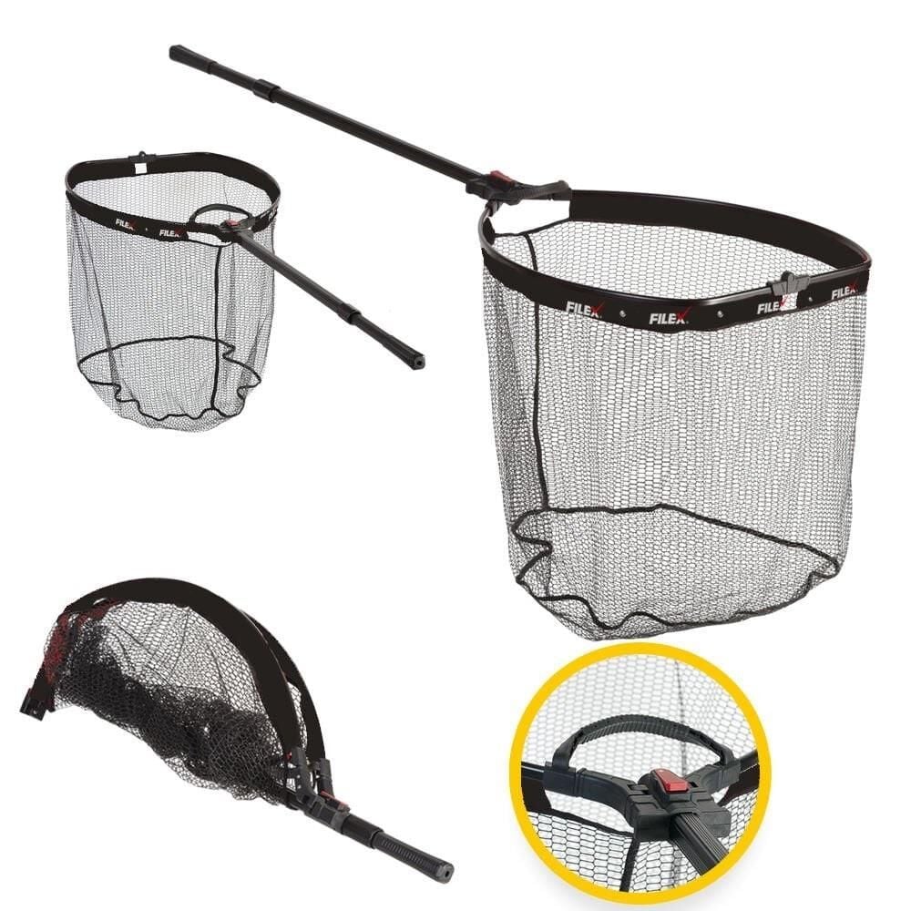 Fİl Fishing Filex Foldable Landing Net Katlanabilir Kauçuk Tor Kepçe