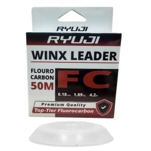 Ryuji WinX FC 50mt 0.18mm %100 Fluorocarbon Leader Misina