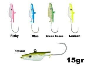 Fujin Salt Eel 15gr Jighead (2'li)